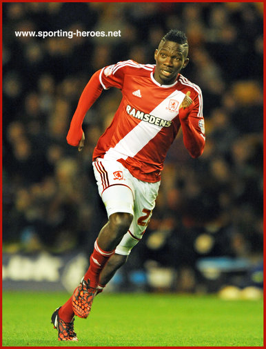 Kenneth OMERUO - Middlesbrough FC - League Appearances