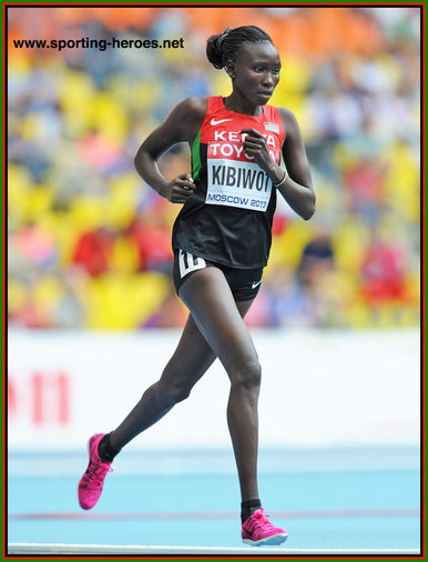 Viola Jelagat KIBIWOT - Kenya - Fourth place in 5000m at 2013 World Championship