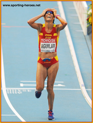 Alessandra  AGUILAR - Spain - 5th. in women's marathon at 2013 World Championships