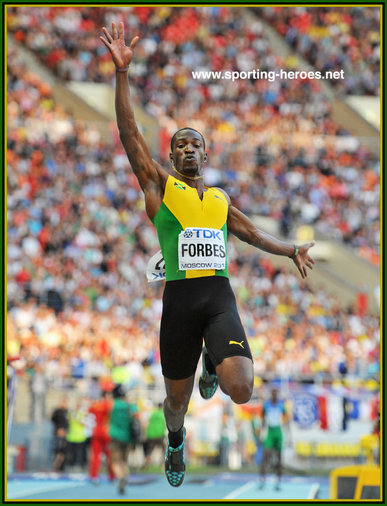 Damar FORBES - Jamaica - Finalist at the 2013 World Athletics Championships.