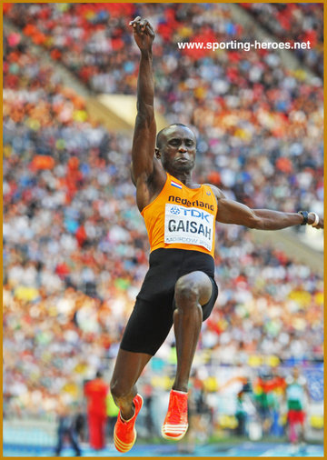 Ignisious Gaisah - Ghana - Silver medal at World Championships for The Nederlands.
