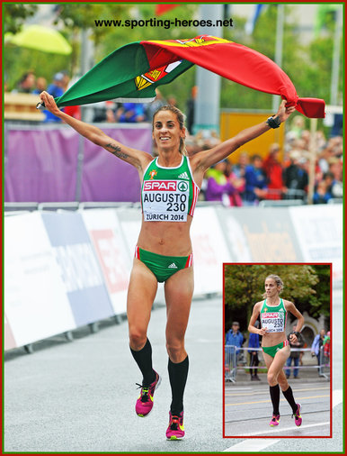 Jessica Augusto - Portugal - Third in women's marathon at 2014 European Championships