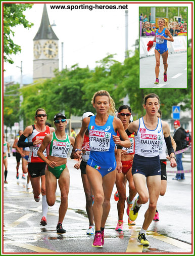 Valeria STRANEO - Italy - 2nd. in women's marathon at 2014 European Championships.