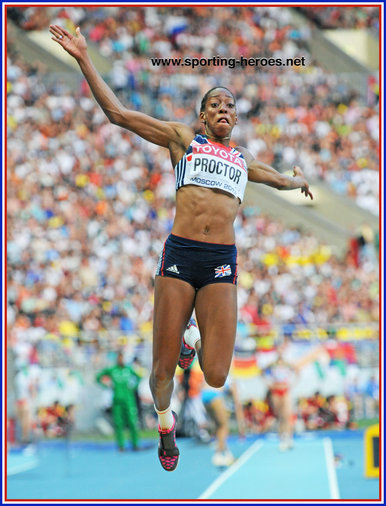 Shara Proctor - Great Britain & N.I. - Sixth at 2013 European Championships in Russia.