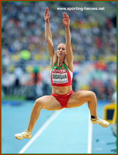 Volha SUDARAVA - Belarus - 4th at 2013 World Championships long jump.