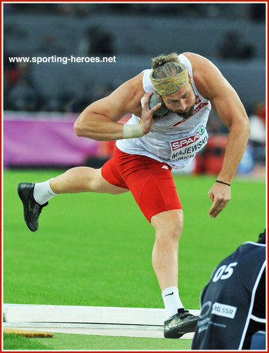 Tomasz Majewski - Poland - Bronze medal at 2014 European Championships.