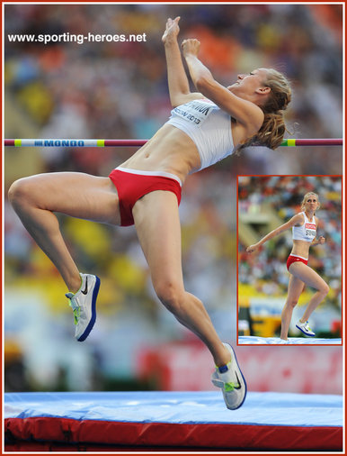 Kamila LICWINKO - Poland - 7th. in high jump at 2013 World Championship.