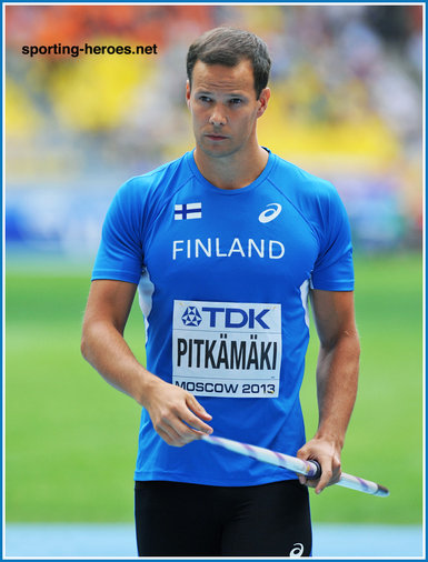 Tero Pitkamaki - Finland - Javelin silver medal at 2013 World Championships.
