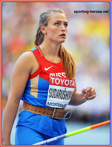 Viktoriya  SUDARUSHKINA - Russia - Seventh in javelin at 2013 World Championships.