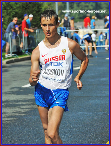 Ivan  NOSKOV - Russia - Seventh at 2013 World Athletics Champinship. 50k race walk.