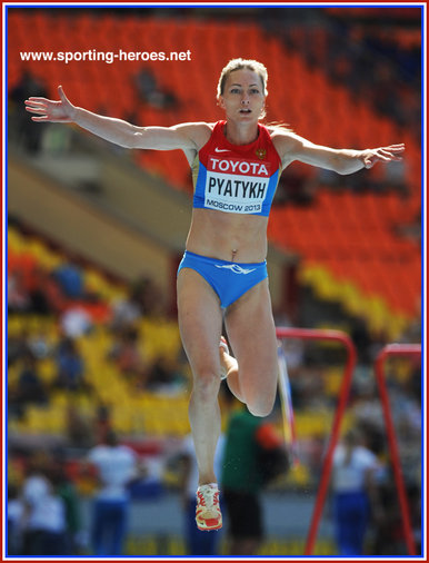 Anna Pyatykh - Russia - Seventh at 2013 World Championships in Moscow