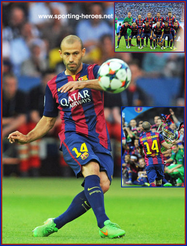 Javier Mascherano - Barcelona - 2015 EUFA Champions League Final.