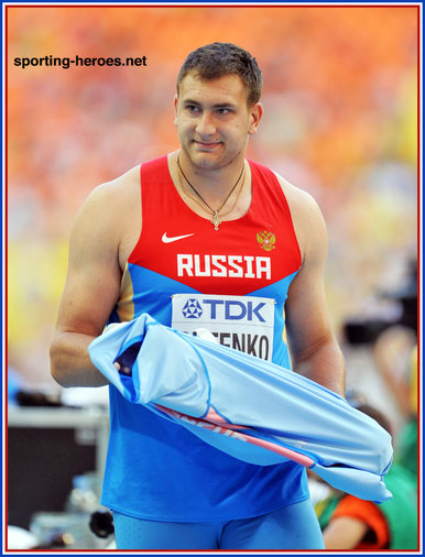 Viktor BUTENKO - Russia - 8th. in men's discus final at 2013 World Championships.