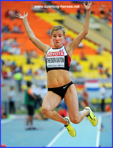 Brianne  THEISEN-EATON - Canada - 2013 silver medal World Champs: bronze medal 2016 Olympics.