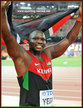 Julius YEGO - Kenya - 2015 World men's javelin champion. 2016 Olympc silver.