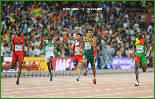Wayde VAN NIEKERK - South Africa - 2015 World & 2016 Olympic 400m champion.