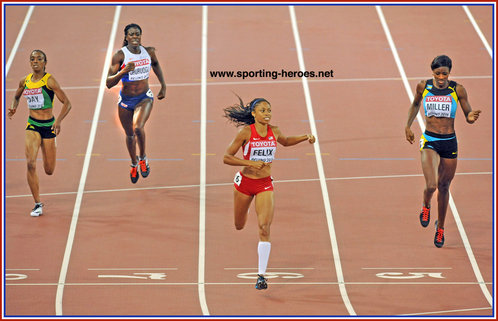 Allyson Felix - U.S.A. - 2015 World 400 metres champion in Beijing.