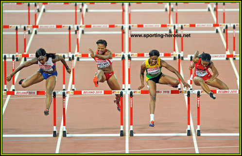 Danielle WILLIAMS - Jamaica - 2015 World 100m hurdles champion in Beijing.