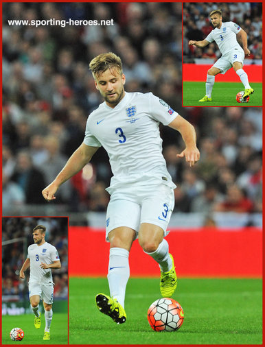 Luke SHAW - England - 2016 European Football Championships qualifying matches.