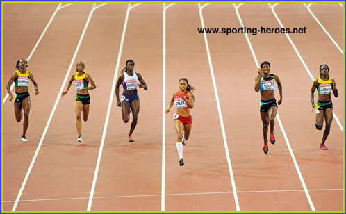 Shaunae MILLER-UIBO - Bahamas - Silver medal at 2015 World Championships in 400m.