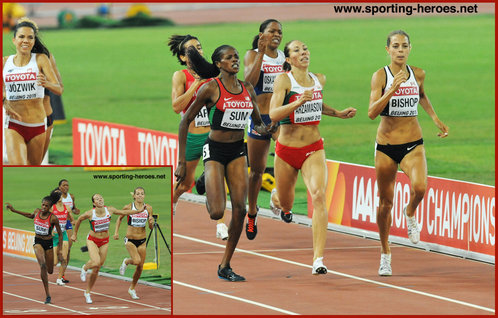 Melissa BISHOP - Canada - Silver medal in 800m at 2015 World Championships