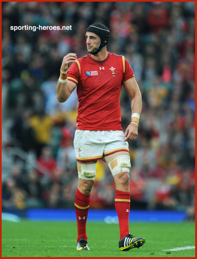 Luke Charteris - Wales - 2015 Rugby World Cup.