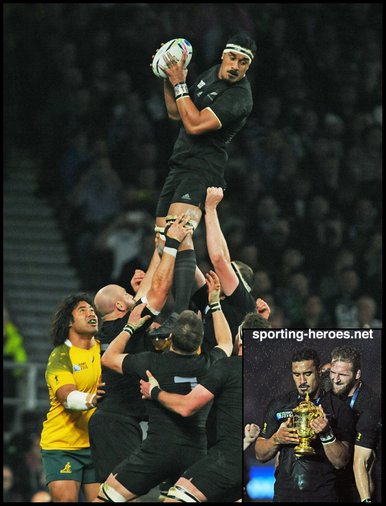 Jerome Kaino - New Zealand - 2015 World Cup Final & Semi Final.