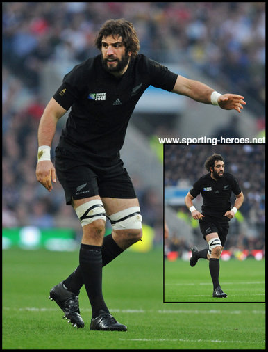 Sam Whitelock - New Zealand - 2015 World Cup Final & Semi Final.