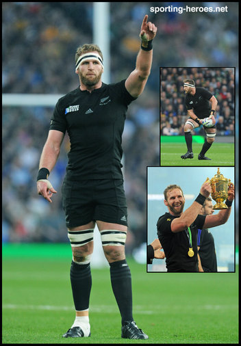 Kieran Read - New Zealand - 2015 Rugby World Cup Final & Semi Final.