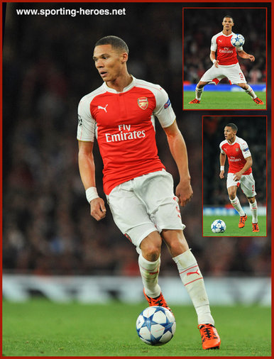 Kieran Gibbs - Arsenal FC - 2015/16 Champions League.