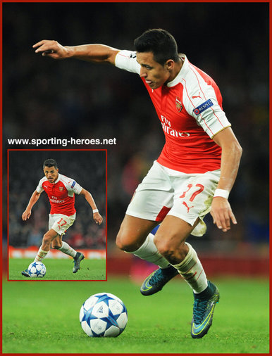 Alexis Sanchez - Arsenal FC - 2015/16 Champions League.