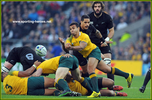 Will Genia - Australia - 2015 World Cup Final & Semi Final.