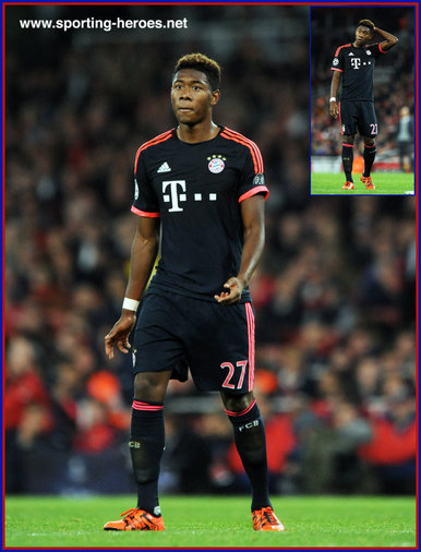 David Alaba - Bayern Munchen - 2015/16 EUFA Champions League.