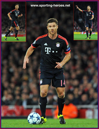 Xabi Alonso - Bayern Munchen - 2015/16 EUFA Champions League.