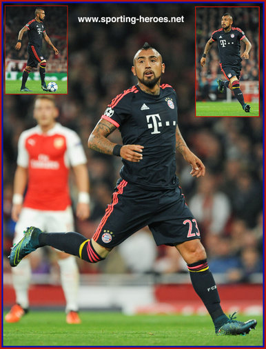 Arturo Vidal - Bayern Munchen - 2015/16 Champions League.