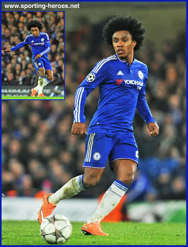 Willian - Chelsea FC - 2015/16 Champions League.