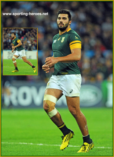 Damian DE ALLENDE - South Africa - 2015 World Cup semi final & bronze medal final.