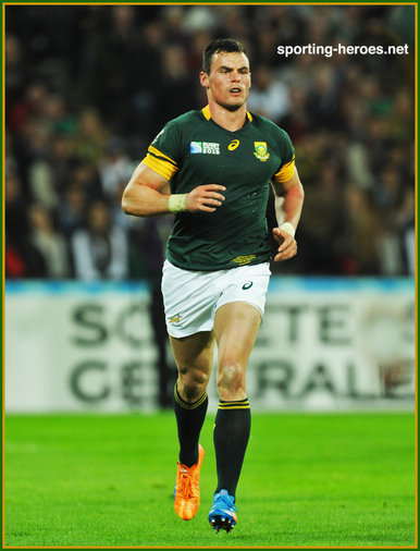 Jesse KRIEL - South Africa - 2015 World Cup semi final & bronze medal final.