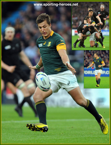 Handre POLLARD - South Africa - 2015 World Cup semi final & bronze medal final.