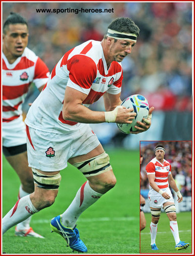 Luke Thompson - Japan - 2015 Rugby World Cup.