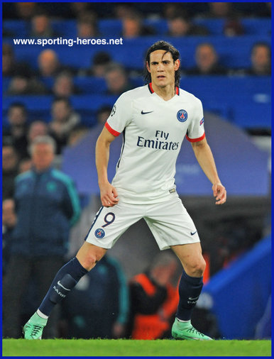 Edinson Cavani - Paris Saint-Germain - 2015-16 Champions League K.O. games.