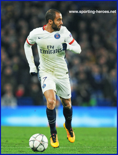 LUCAS MOURA - Paris Saint-Germain - 2015-16 Champions League K.O. games.