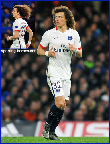 David Luiz - Paris Saint-Germain - 2015-16 Champions League K.O. games.