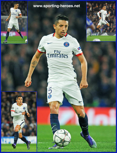MARQUINHOS (1994) - Paris Saint-Germain - 2015-16 Champions League K.O. games.