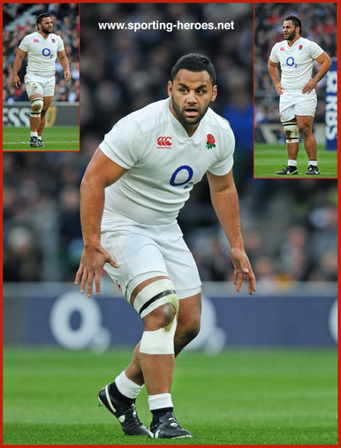 Billy VUNIPOLA - England - 2016 Six Nations Grand Slam games.