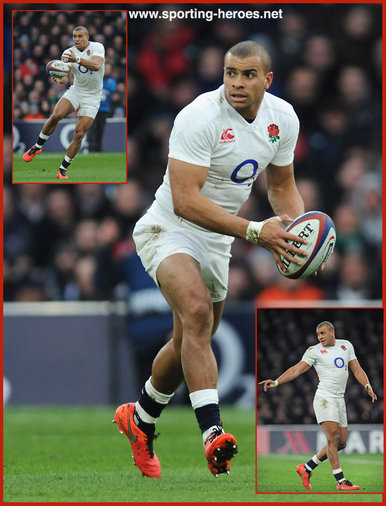 Jonathan  JOSEPH - England - 2016 Six Nations Grand Slam games.