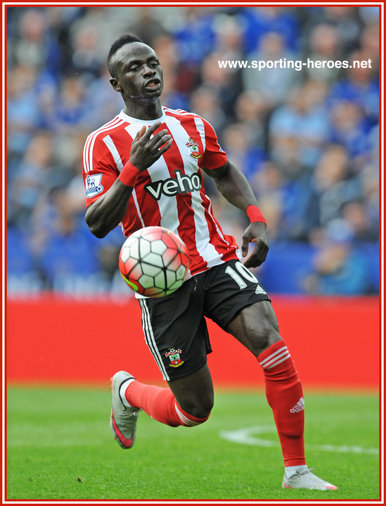 Sadio  MANE - Southampton FC - Premiership appearances.(2)