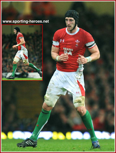 Luke Charteris - Wales - International Rugby Union Caps  2004-2014