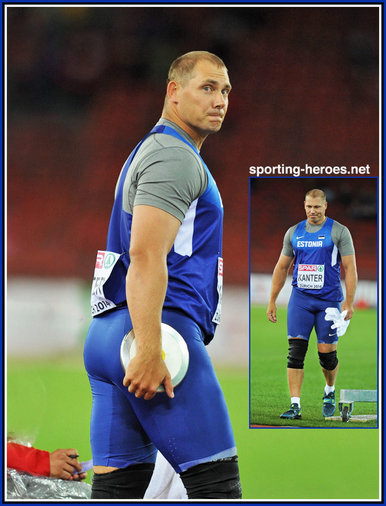 Gerd Kanter - Estonia - 2nd at 2014 European Championships