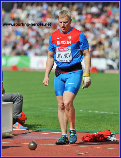 Sergej Litvinov - 3rd. at the 2014 European Championships.